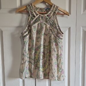 Leifnotes Paisley Sleeveless Blouse – Size 8